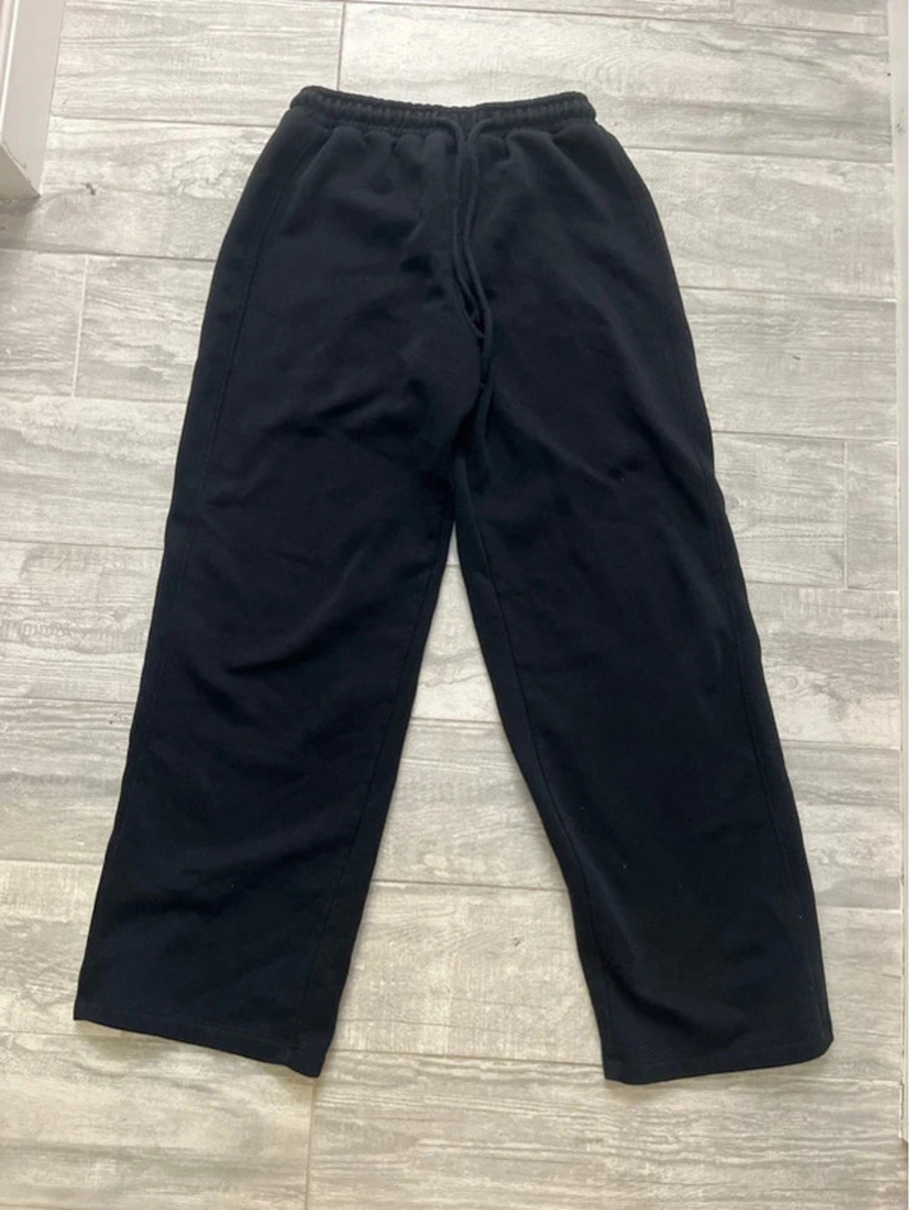 Zara Black Wide Leg Sweatpants